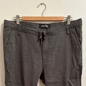 DU/ER No Sweat Jogger | Heather Grey | Size 34x29